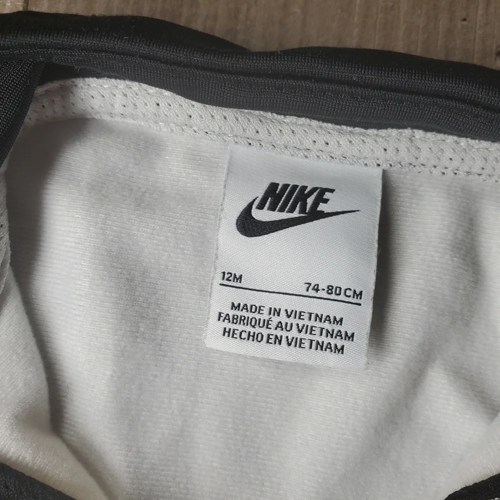 Nike Baby Track Jacket White & Black Size 12m
